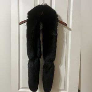 Vintage Lillie Rubin black stole